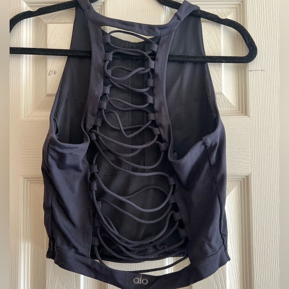 Alo Yoga Movement Lace Up Top - Picture 1 of 2